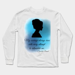 Elizabeth Bennet Watercolor Long Sleeve T-Shirt